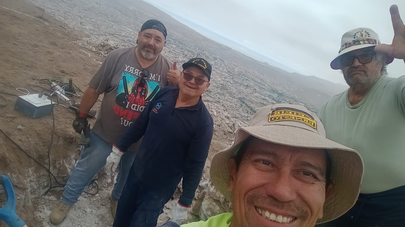 📡⛰️ JORNADA DE TRABAJO EN CERRO CHUÑO – CE1RRA ARICA 🇨🇱